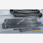 杰德 PVC收縮膜擠出機(jī)雙合金機(jī)筒螺桿 螺桿鍍硬鉻 支持定制  高產(chǎn)節(jié)能-舟山市杰德機(jī)械有限公司，擠出機(jī)螺桿，注塑機(jī)螺桿，舟山螺桿，螺桿廠